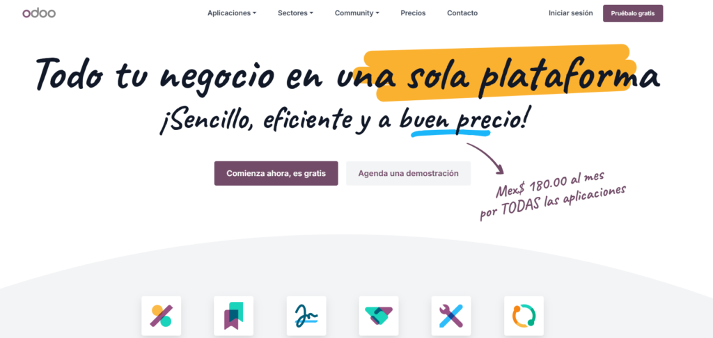 Odoo Software de contabilidad